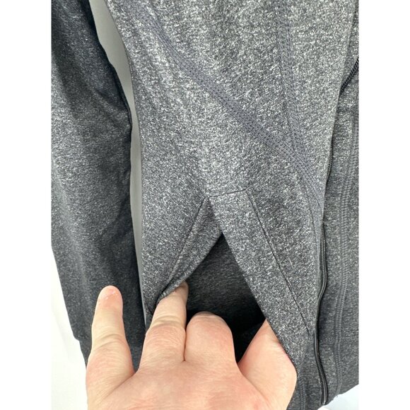 Prana Breathe Long Sleeve Wide Collar Zip Up Athletic Jacket Size S - Picture 3 of 8